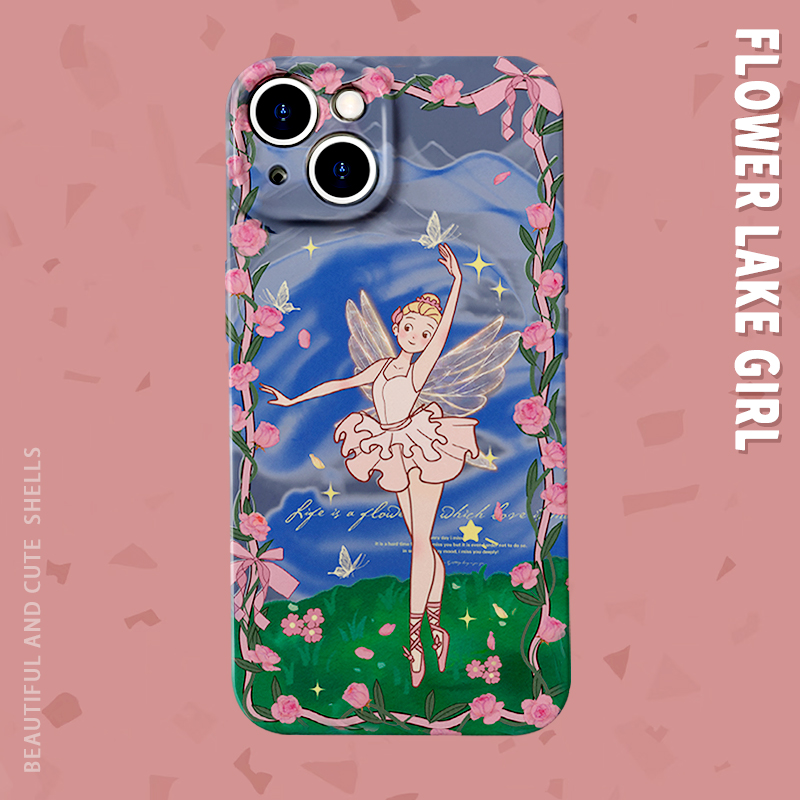 蝴蝶仙子~少女心菲林适用iPhone15promax手机壳华为mate60pro小米13红米k60硬壳OPPOreno9荣耀80vivo苹果14 3C数码配件 手机保护套/壳 原图主图