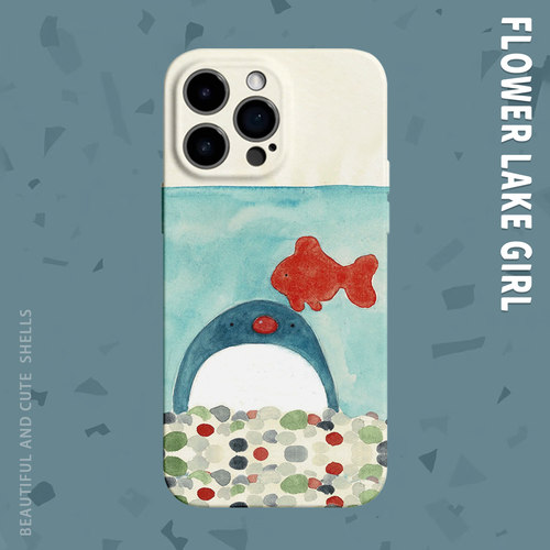 【当我任意门】海底金鱼手机壳