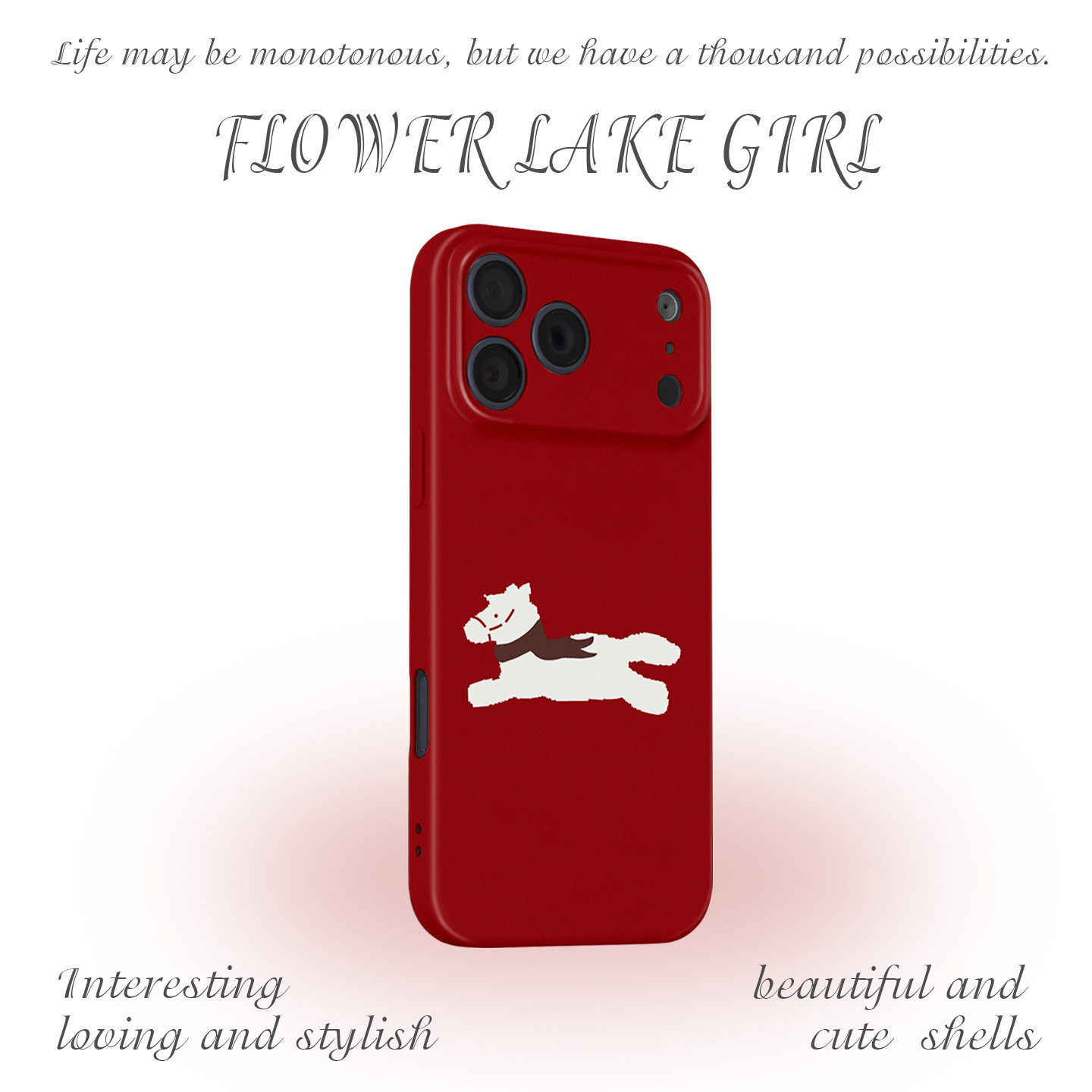 【奔向新年】复古红可爱小马适用iPhone16/17promax手机壳华为pura70小米17畅享90vivoS20软iqooneo10苹果15,3C数码配件,手机保护套/壳,淘宝优惠券,粉丝福利购,淘宝优惠卷