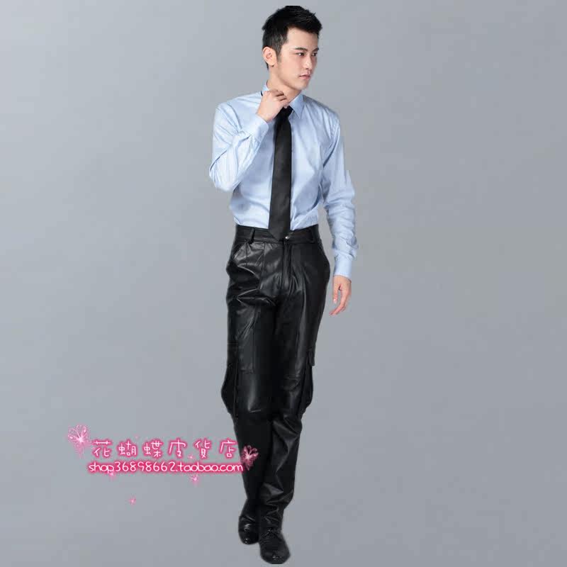 Pantalon cuir homme en vrac pour jeunesse pour hiver - Ref 1491830 Image 3