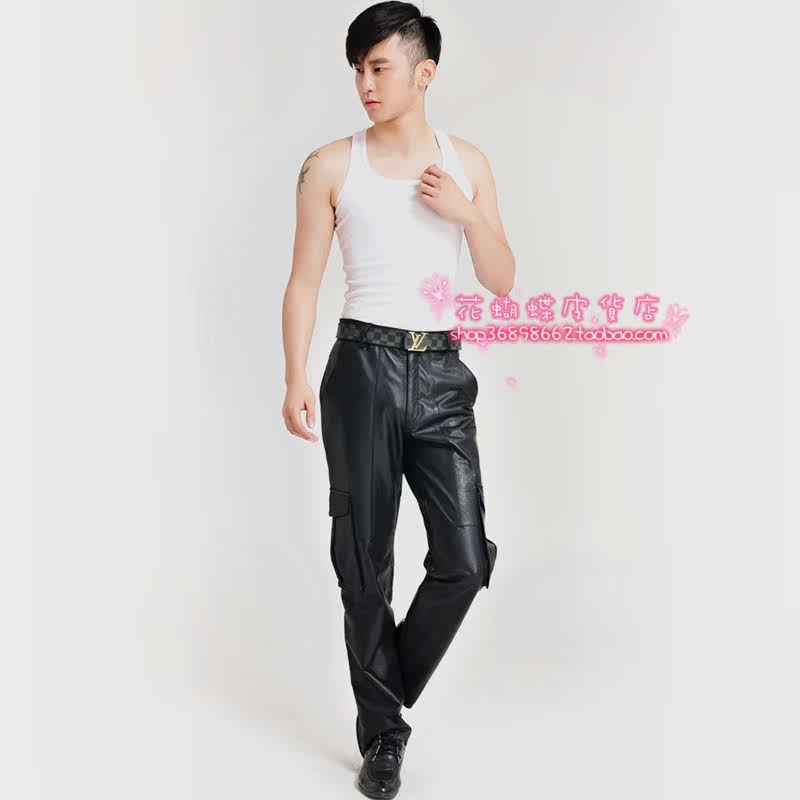 Pantalon cuir homme en vrac pour jeunesse pour hiver - Ref 1491836 Image 4