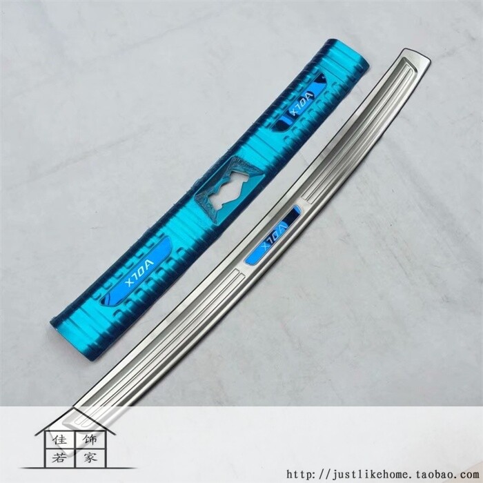 18-22款欧尚X70A专用不锈钢内外后护板 尾箱防护门槛条 后杠踏板