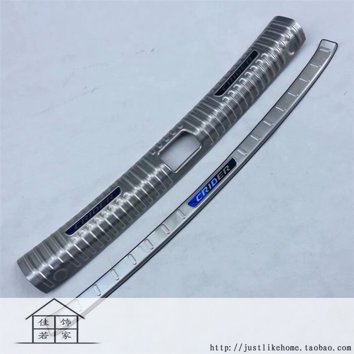 19-20款本田凌派专用不锈钢内外后护板 尾箱防护门槛条后杠踏板贴