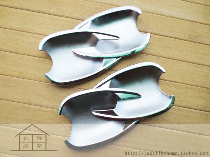 比亚迪S6 专用电镀门碗 BYD SUV/S6镀铬磨砂门碗装饰贴 4片/8片装