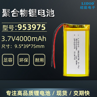 963975聚合物锂电池3.7V 4000mAh可循环充电锂电芯内置安全保护板