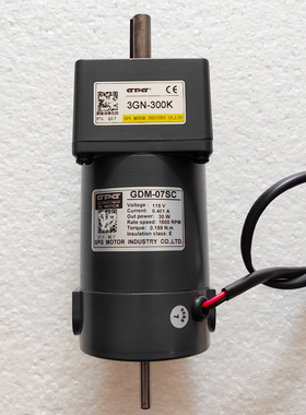 披萨烤箱电机GPG台邦115V30W直流GDM-07SC/1800转/3GN-300K/360K