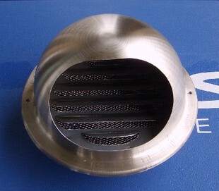 上海松日换气扇配套用 10厘米 不锈钢 风帽 外墙出风口