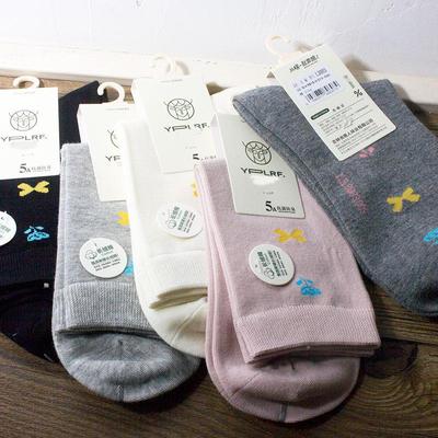 吉林省鹿人袜子中筒女袜长绒棉