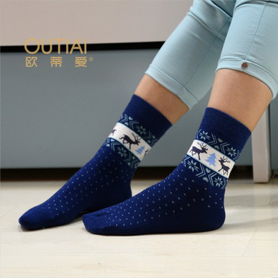 欧蒂爱中厚保暖棉袜子10双包邮