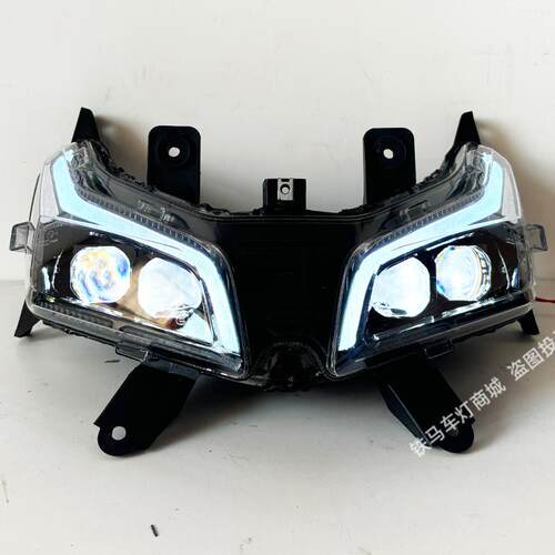 适用于赛科龙RT1 RT2 RT3大灯总成改装LED矩阵激光透镜SR250T升级