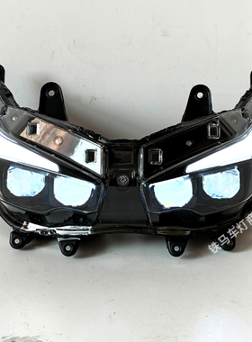 适用光阳KRV180 RKH150大灯总成改装LED激光透镜Racing H150车灯