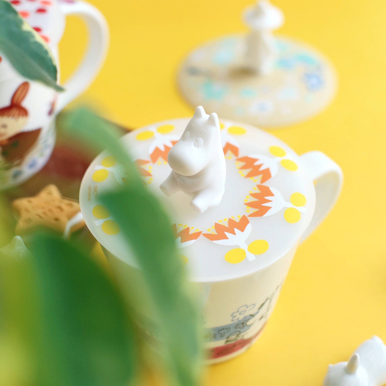 一宅姆明硅胶防尘杯盖