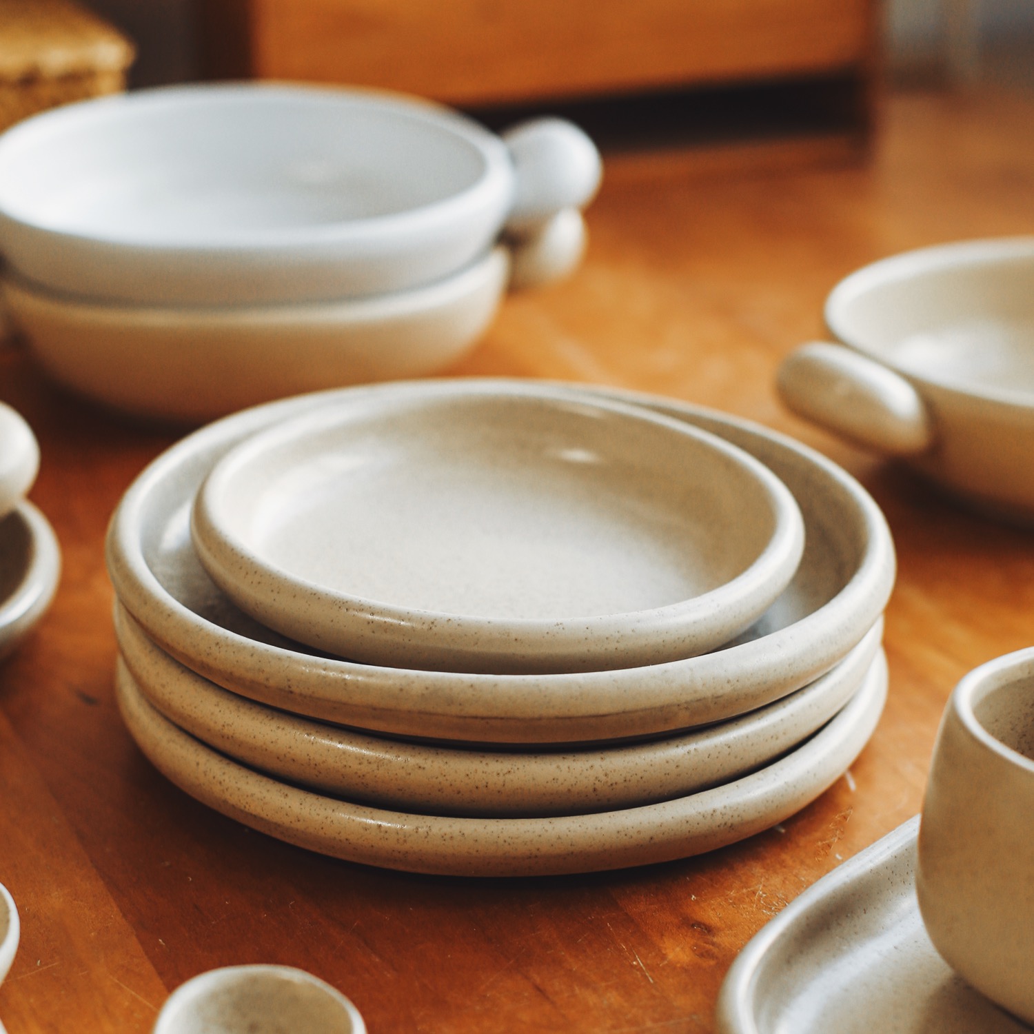 一宅设计师品牌侘寂风日式餐盘