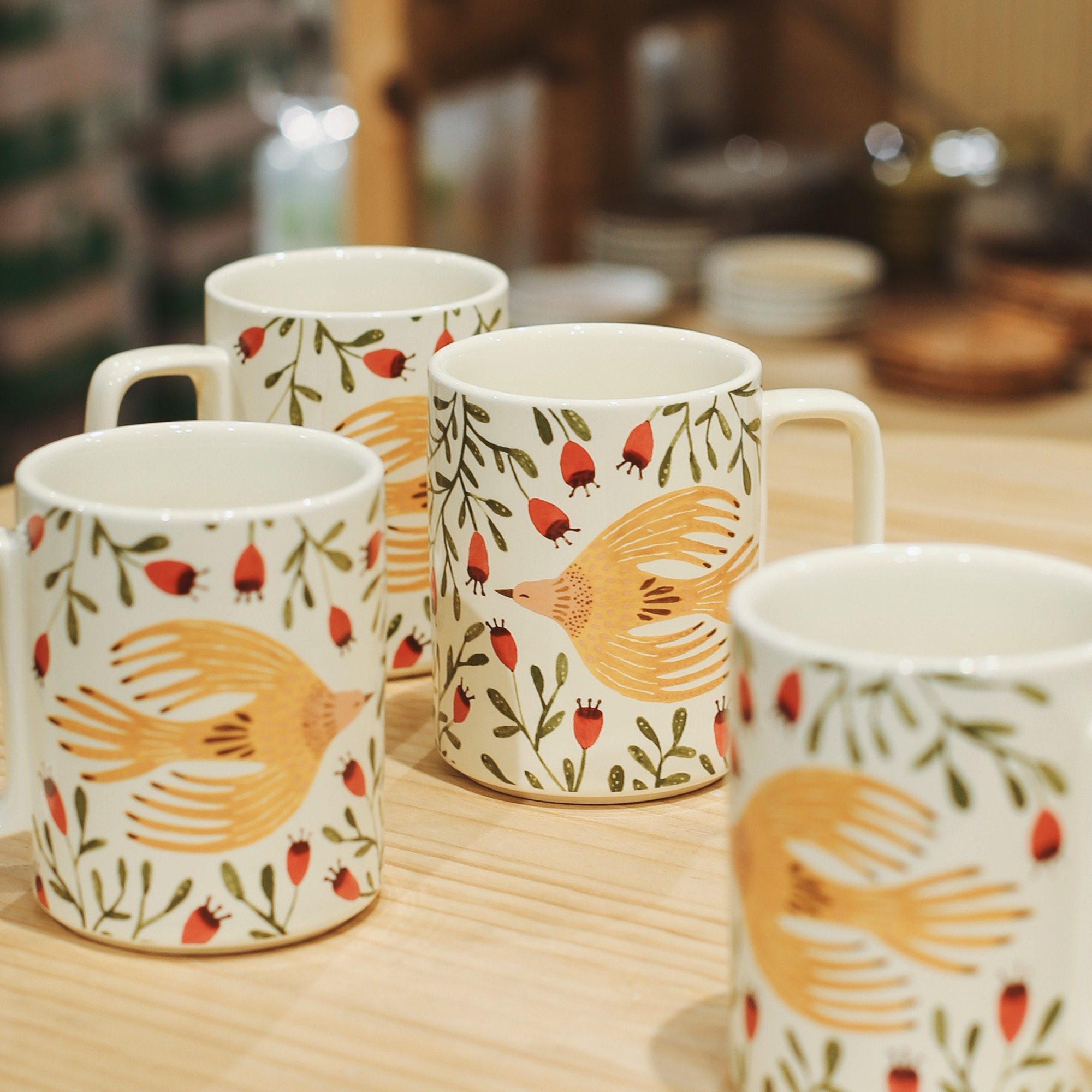 恰如飞鸟。ins风设计感釉下彩高温贴花创意插画陶瓷马克杯咖啡杯,餐饮具,马克杯,淘宝优惠券,粉丝福利购,淘宝优惠卷