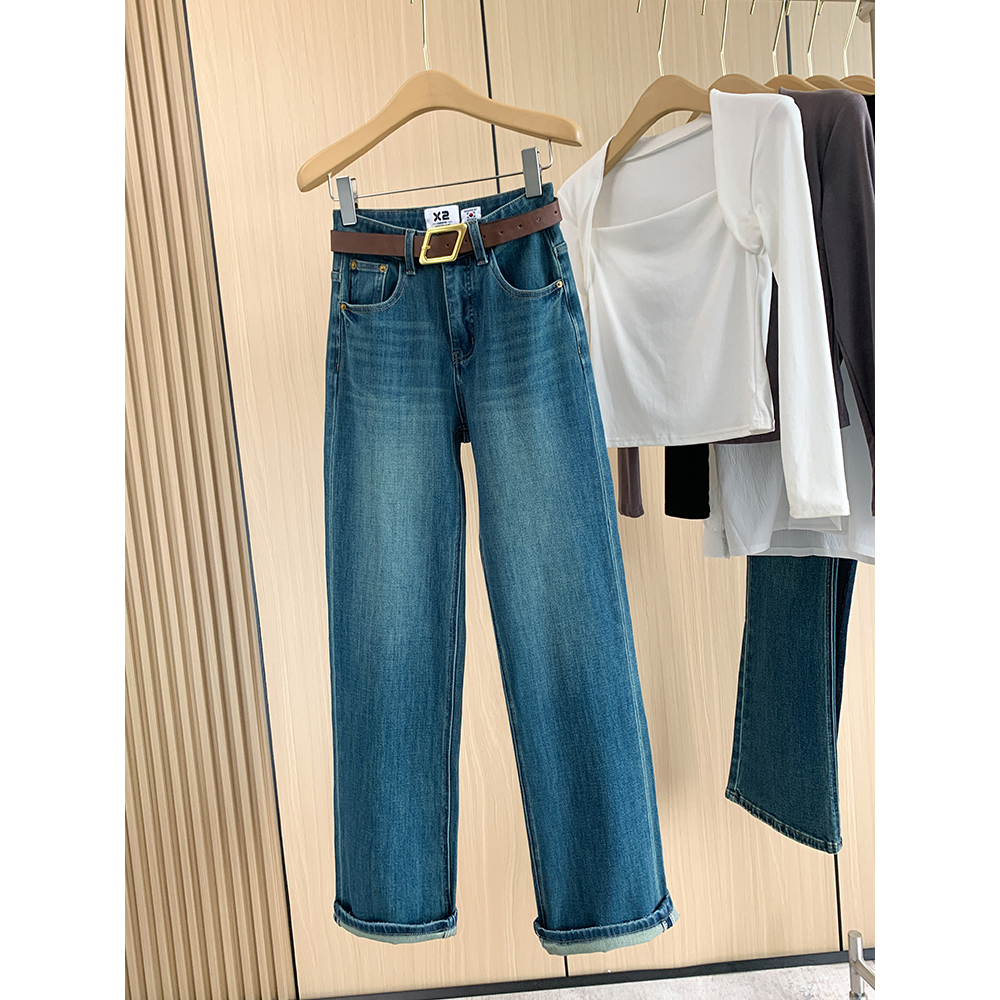 【高级四面弹】显瘦窄版裤~