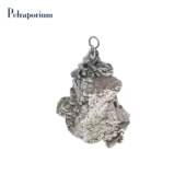 信使Q8 原创太空Campo铁陨石天然石吊坠自然合金星星原石项链