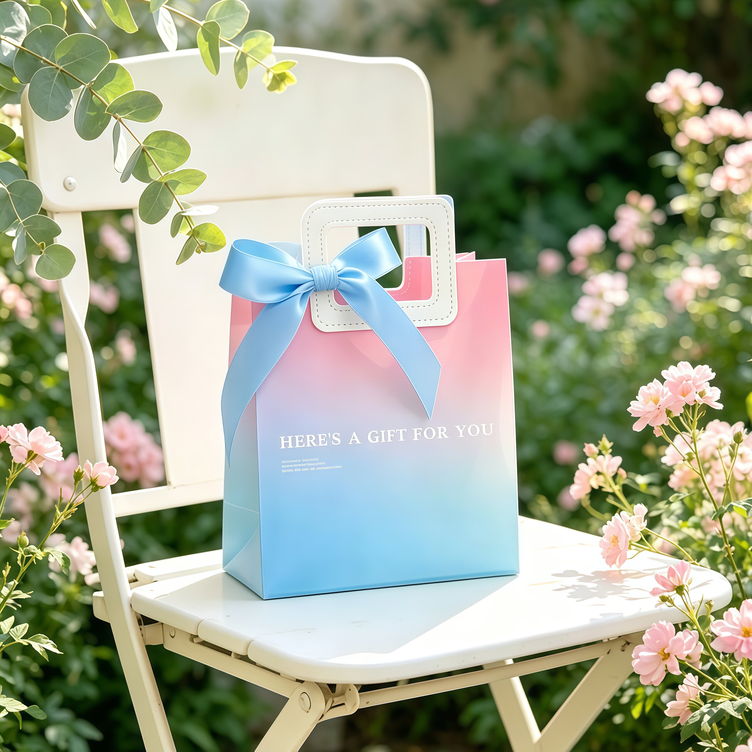 pp磨砂透明礼品袋结婚伴手礼袋高级感生日节日礼美容院物包装袋