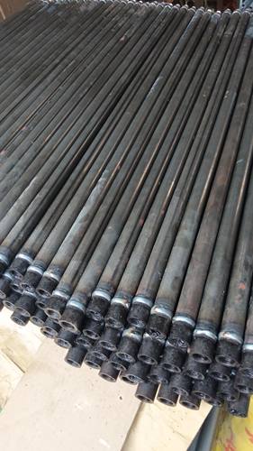 锰钢洛阳铲加长连接杆洛阳铲接杆石油探铲考古发掘工具地质勘探铲