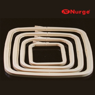 塑料绣绷刺绣工具方形撑子 现货 Nurge土耳其方绷 十字绣工具