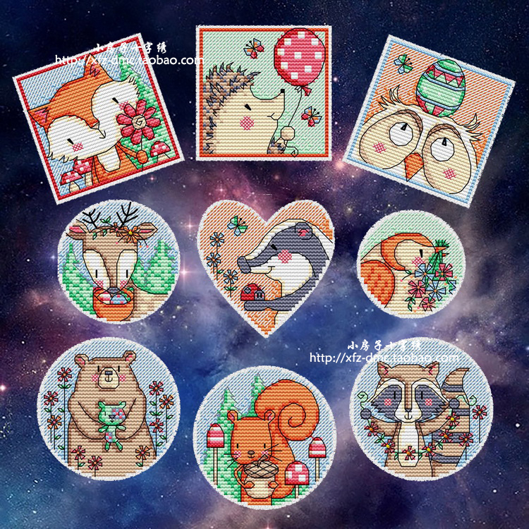 小房子十字绣正品DMC