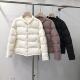 百搭新款 长袖 保暖羽绒服女短款 MunchLanT泡芙90白鸭绒立领薄款