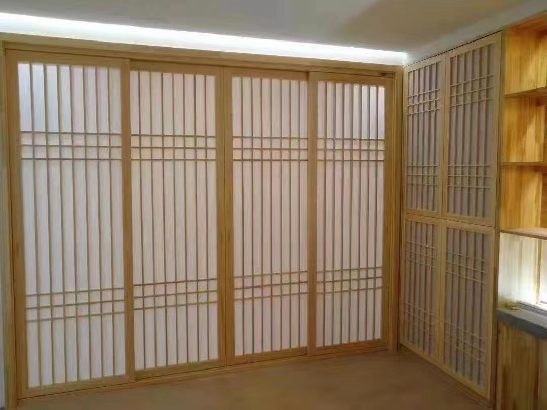 新中式屏风镂空实木花格客厅玄关卧室隔断墙装饰木格栅门窗