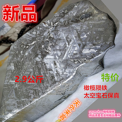 陨石王妃 Seymchan橄榄陨铁 陨石原石 天铁摆件 石铁陨石 新2.9kg