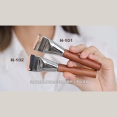 店主严选 H101 H102一字平头粉底液刷面膜刷子超薄无痕不吃粉