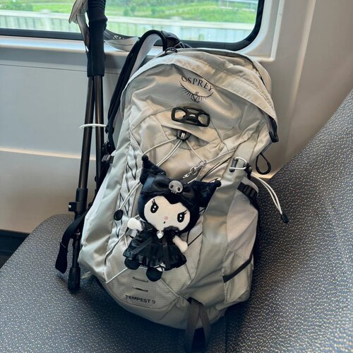 osprey暴风9铝灰色旅行双肩包