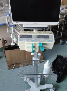 定制迈瑞iMEC uMEC ePM10 N12系列监护仪推车 可装注射泵两用台车