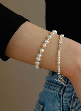 小众高级感气质天然珍珠手链女