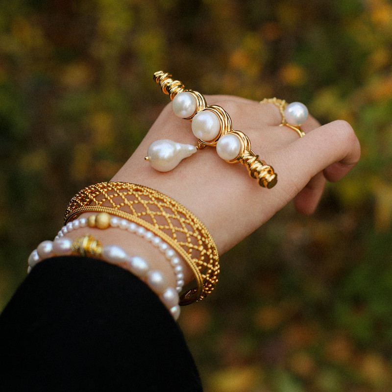 TU家复古宫廷风天然巴洛克珍珠胸针耳钉优雅轻奢高级感胸花耳环女,饰品/流行首饰/时尚饰品新,耳钉,淘宝优惠券,粉丝福利购,淘宝优惠卷