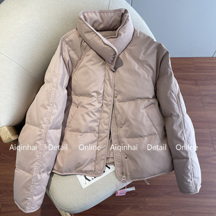 羽绒服女2025新款冬装韩版加厚白鸭绒小个子面包服短款外套面包服