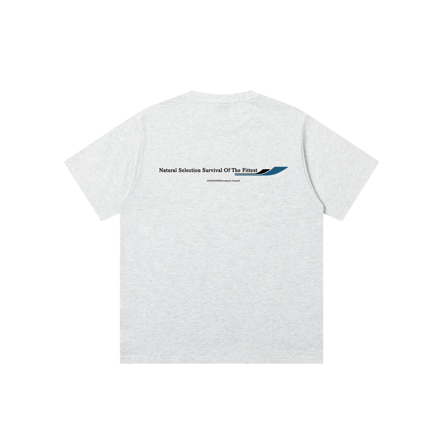 丛林老虎美式潮牌字母印花短袖t恤男女夏季宽松纯棉260g重磅半袖