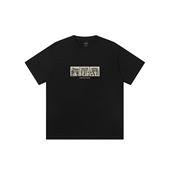 纯棉T恤 男潮流设计感小众宽松大码 丛林老虎夏季 卡通老虎圆领短袖