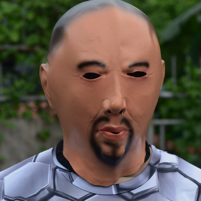 潮品达人装扮表情包乳胶面具