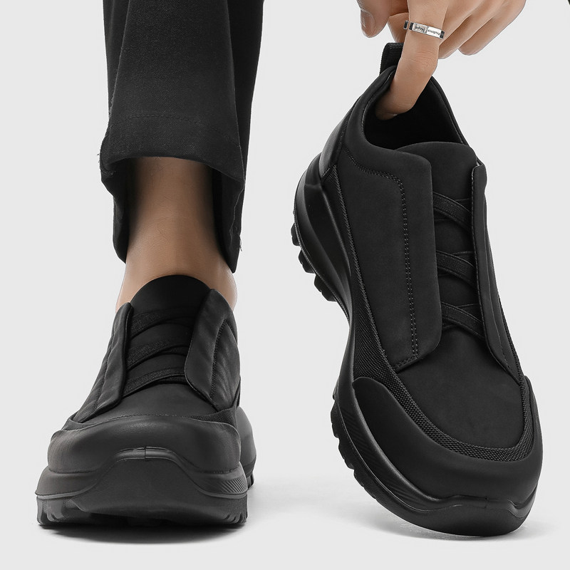 一脚蹬德比鞋男真皮轻奢商务休闲皮鞋松紧带户外慢跑鞋潮款乐福鞋,流行男鞋,休闲皮鞋,淘宝优惠券,粉丝福利购,淘宝优惠卷