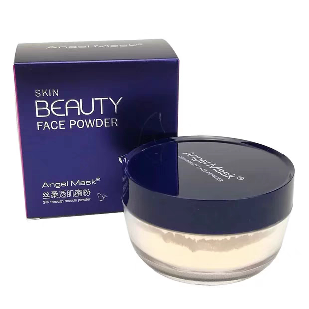 天使面具丝柔蜜粉散粉定妆哑光珠光遮瑕控油提亮肤色大碗装