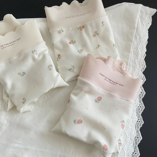 大PP入7A抑菌浪漫田园风碎花薄款软软莫代尔弹力大中高腰内裤女