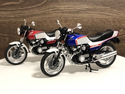 青岛社 1/12 本田HONDA CBX 400F摩托车模型机车合金模型收藏摆件