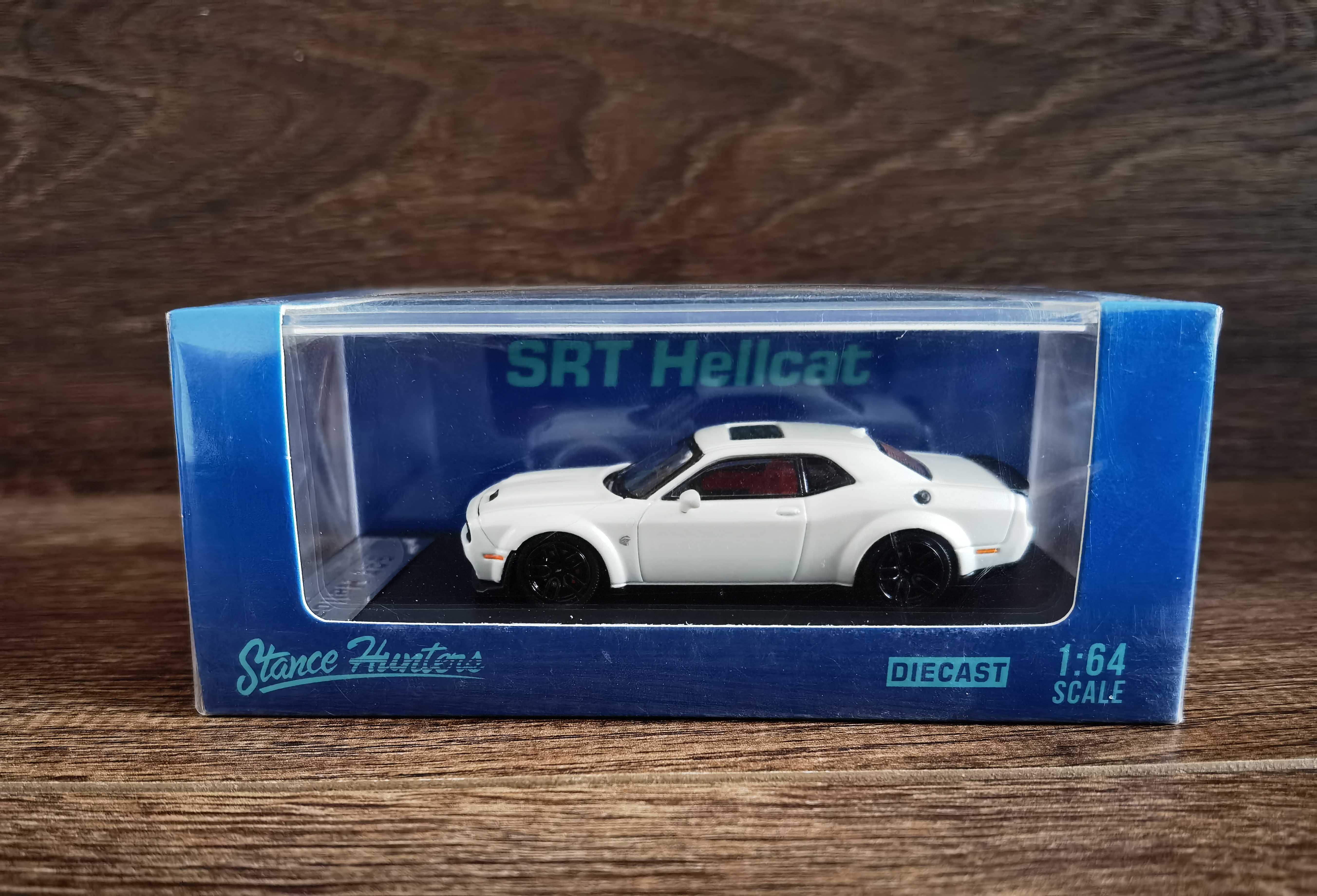 SH 1:64 道奇地狱猫挑战者 可开引擎盖 仿真合金汽车模型礼品摆件