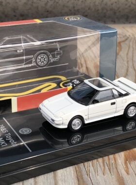 PARA 1:64 丰田 Toyota MR2 MK1 双门轿跑合金汽车模型 收藏 摆件