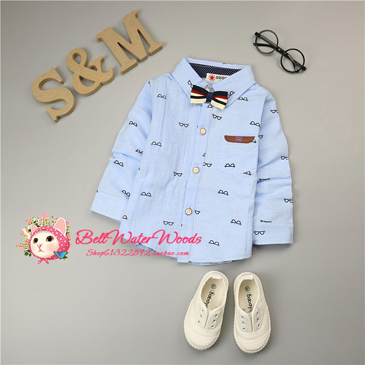 Chemise garcon à manche longue - Ref 2079185 Image 1