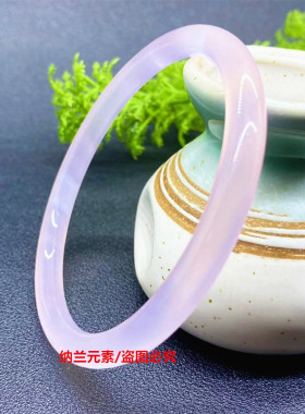 a货细圆条精选玉石镯子百搭