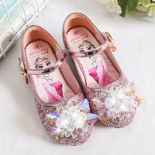 Disney Elsa Anna Princess Sandals Children's Shoes Frozen