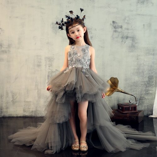 pageant dress baby girl wedding ball gown party dresses long