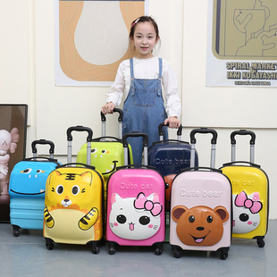 18'' kids animal cartoon luggage suitcase travel case girls
