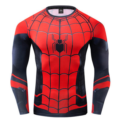 Spider-man Iron man Halloween cosplay 3D T shirt superhero