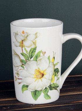 400毫升大容量陶瓷洗漱杯 大号漱口杯 创意刷牙杯子家用牙刷杯子