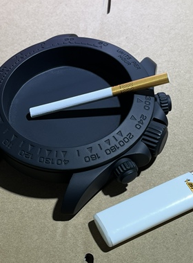 锐制原创 迪通拿DIY定制手表daytona烟灰缸116500摆件 钥匙托盘黑
